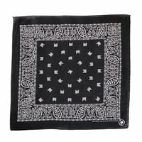 Bandana ヴィンテージバンダナ 黒 USA製 196 | DUFF