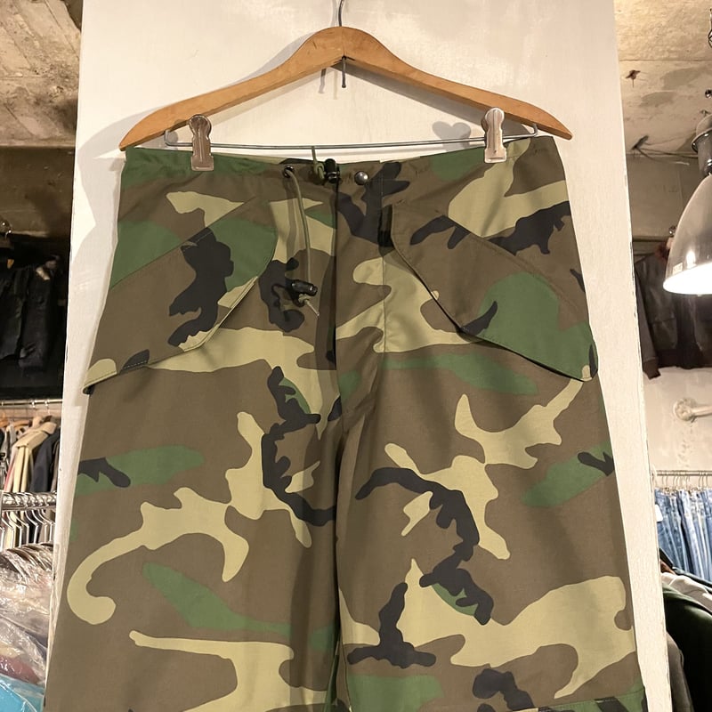 米軍 GORE TEX パンツ　ウッドランド 90s 米軍 U.S.ARMY ECWCS GEN1 ウッドランドカモ GORE-TEX