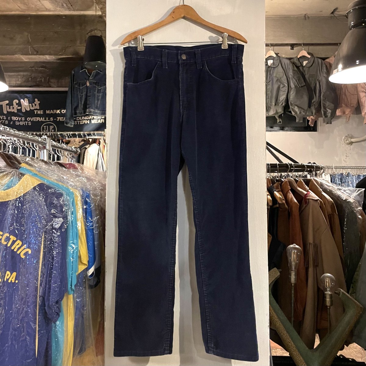 80s Levi's 521 コーデュロイパンツ 31×30 42 TALON ZIP ネイビ 80s Levi's 521 コーデュロイパンツ 31×30 42 TALON ZIP ネイビ