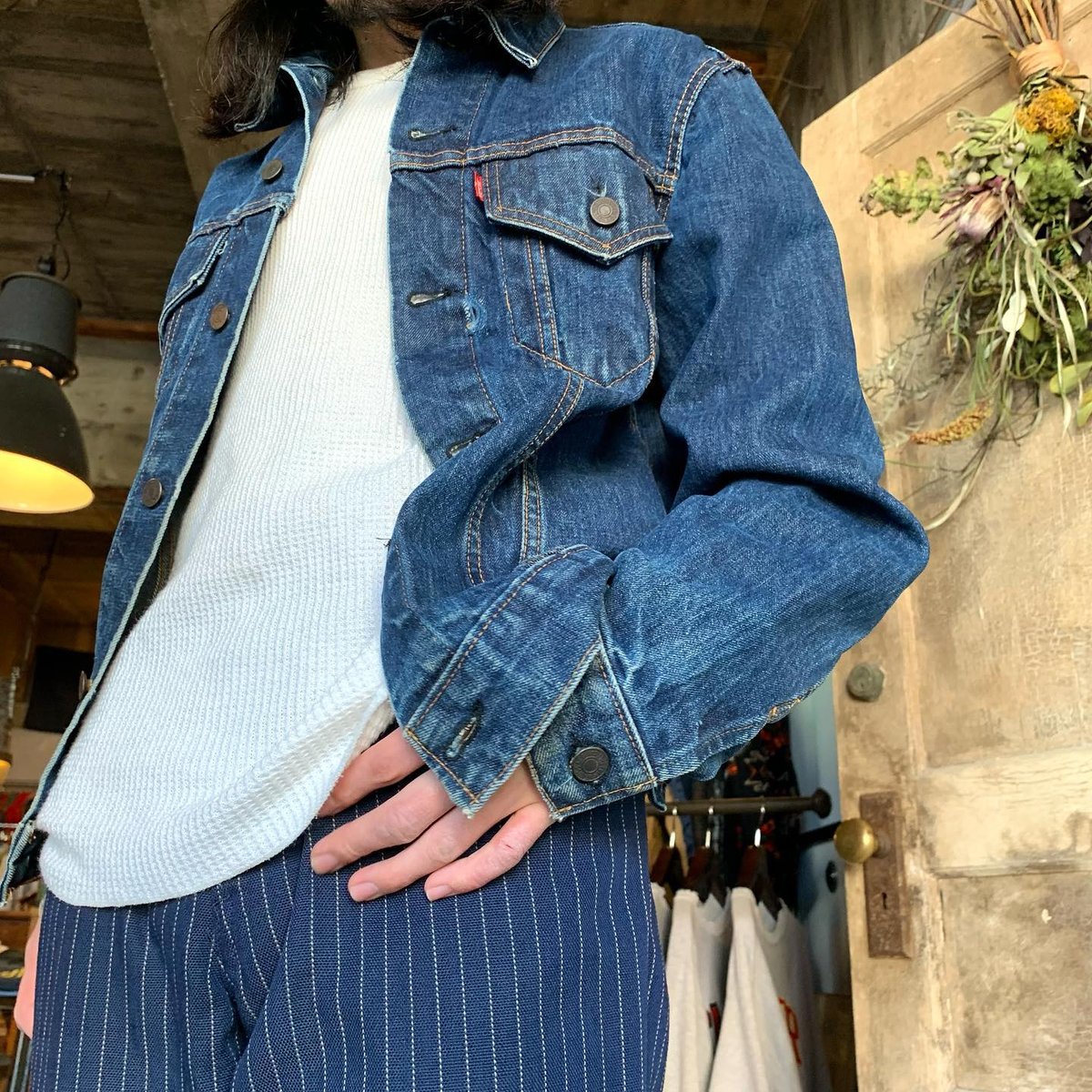 70s Levi's 71205 BigE リーバイス 4thモデル デニムジャケット ケアタ...