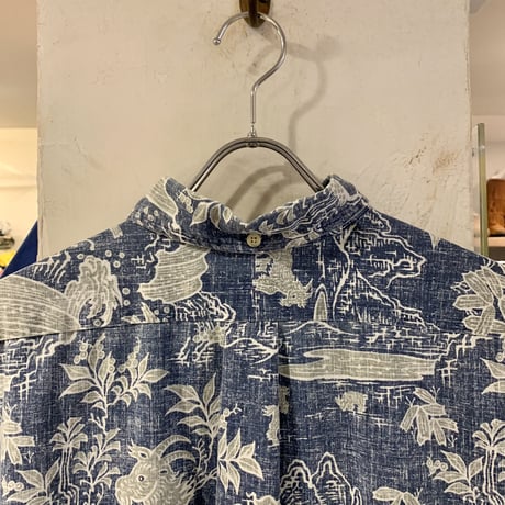 reyn spooner　レインスプーナー　 HAWAIIAN TRADITIONALS　アロハシャツ　プルオーバー　ハーフボタン　（S2521）