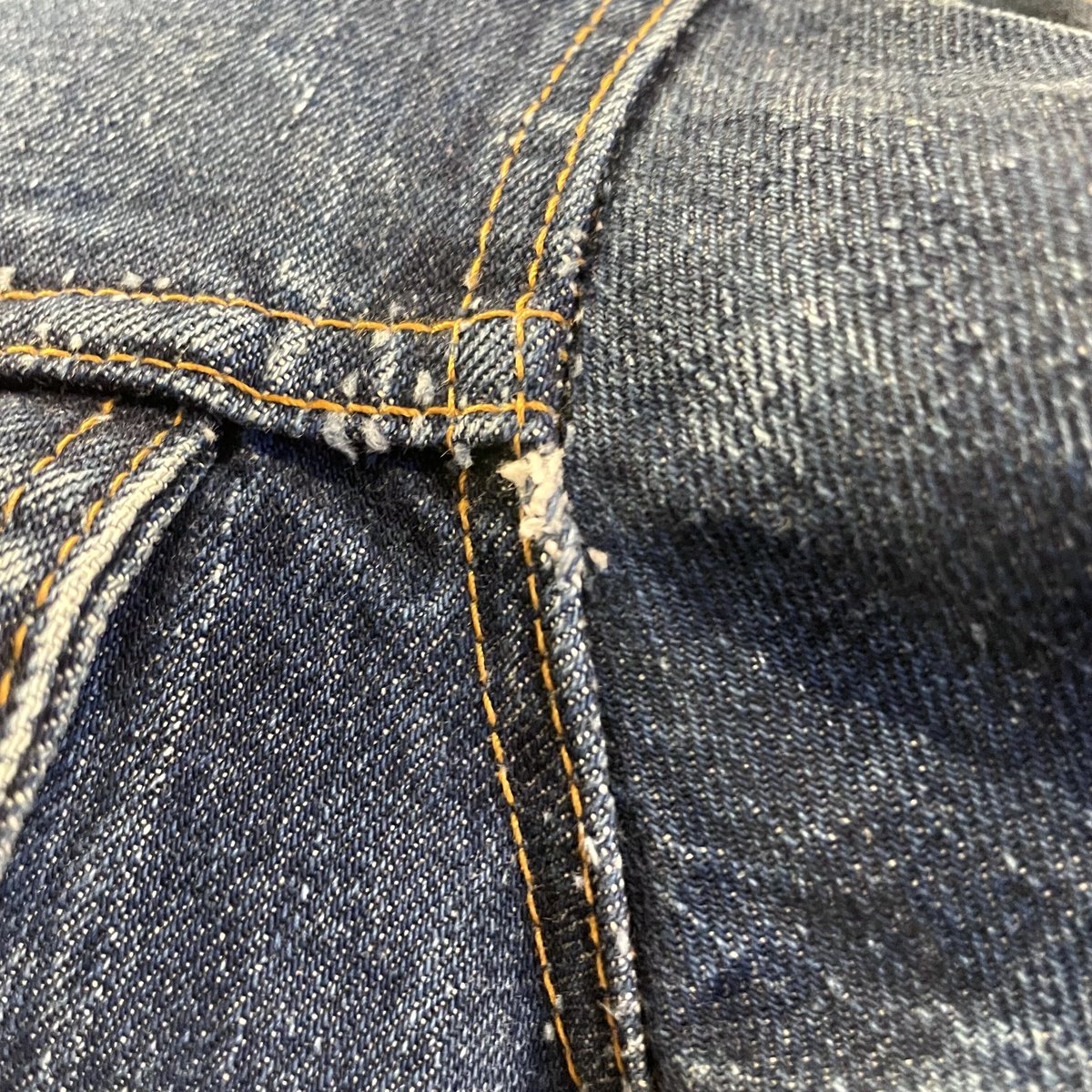 値下げしました！LEVIS 70505 ケアタグ　70s スモールe アメリカ製 70s Levi's 70505 デニムジャケット ケアタグ スモールe 4th