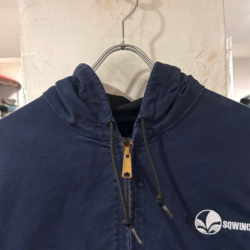 carhartt ダック地 アクティブジャケット カーハート ネイビー carhartt ダック地 アクティブジャケット カーハート ネイビー