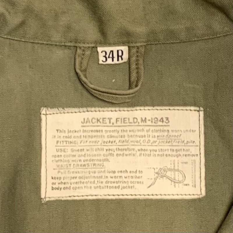 40s US ARMY M-43 Field Jacket フィールドジャケット ミリタリージ