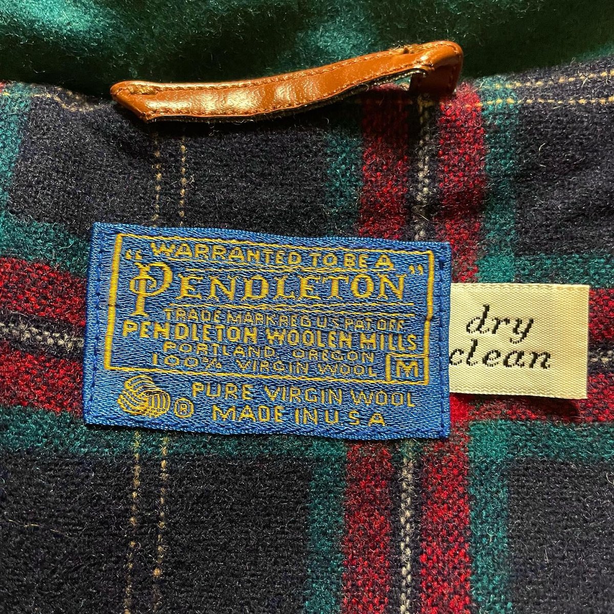 70s PENDLETON ウールジャケット DEAD STOCK TALON ZIP USA