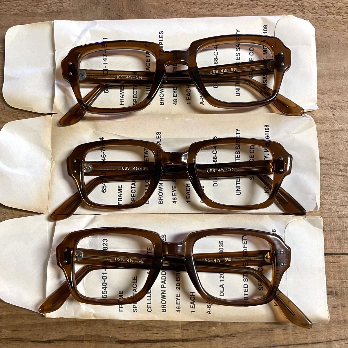 80s USS DEAD STOCK Military Official GI Glasses United States 80s USS DEAD STOCK Military Official GI Glasses United States