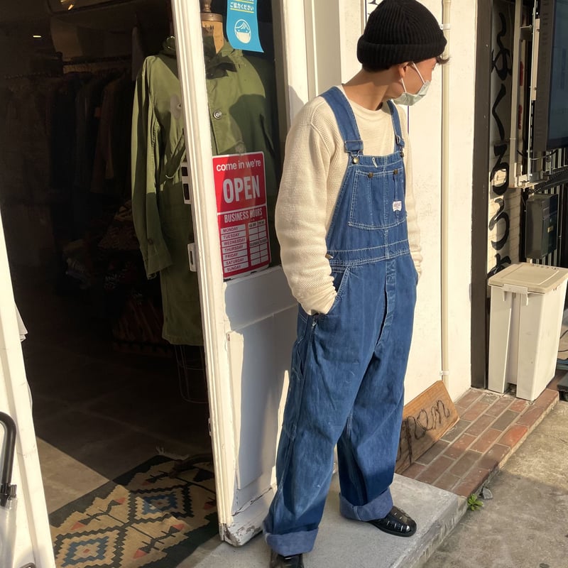 HERCULES デニムオーバーオール UNION MADE 濃紺 50s SEARS (S0 HERCULES デニムオーバーオール UNION MADE 濃紺 50s SEARS (S0