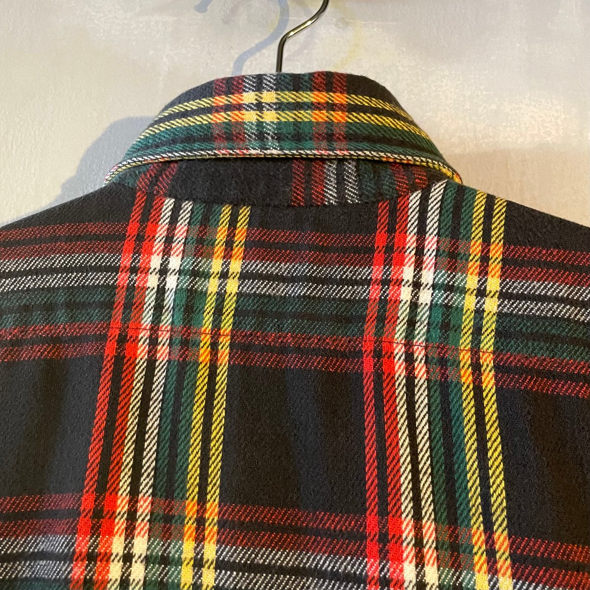 80s FIVE BROTHER L/S ネルシャツ USA製 Size M ファイブブラザー