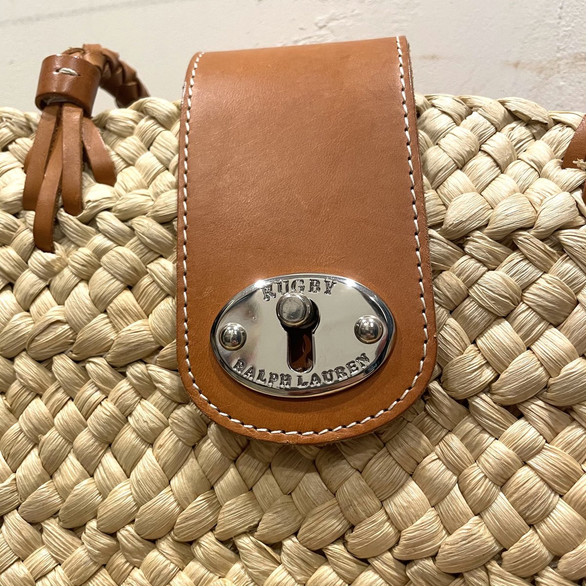 RUGBY Ralph Lauren ハンドバッグ カゴバッグ ラルフローレン (S1030)