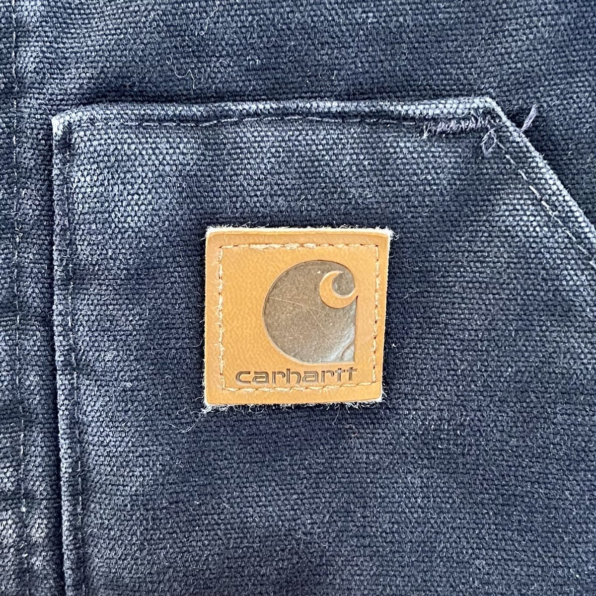 Carhartt ダック地ベスト キルティングライナー ネイビー Carhartt ダック地ベスト キルティングライナー ネイビー