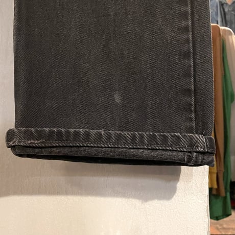90s　Levi's 505 0260　リーバイス　ブラックデニムパンツ　35×29½　USA製　1999年　(S3820)