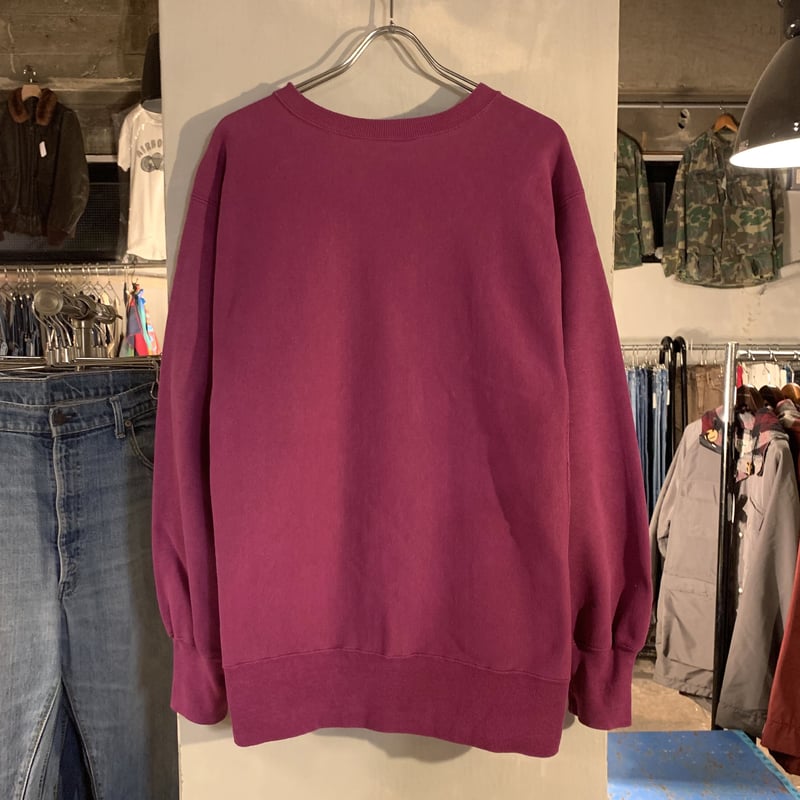 90s Champion リバースウィーブ 紫系 USA製 チャンピオン 目あり 90s Champion リバースウィーブ 紫系 USA製 チャンピオン 目あり