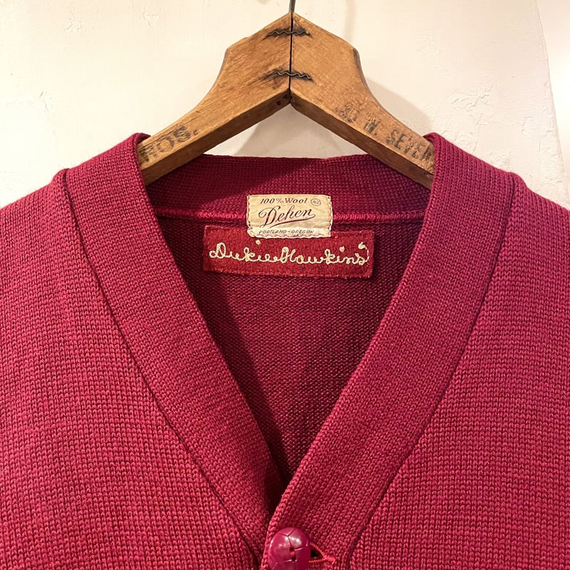 50's Dehen Vintage Lettered Cardigan ヴィンテージレタード