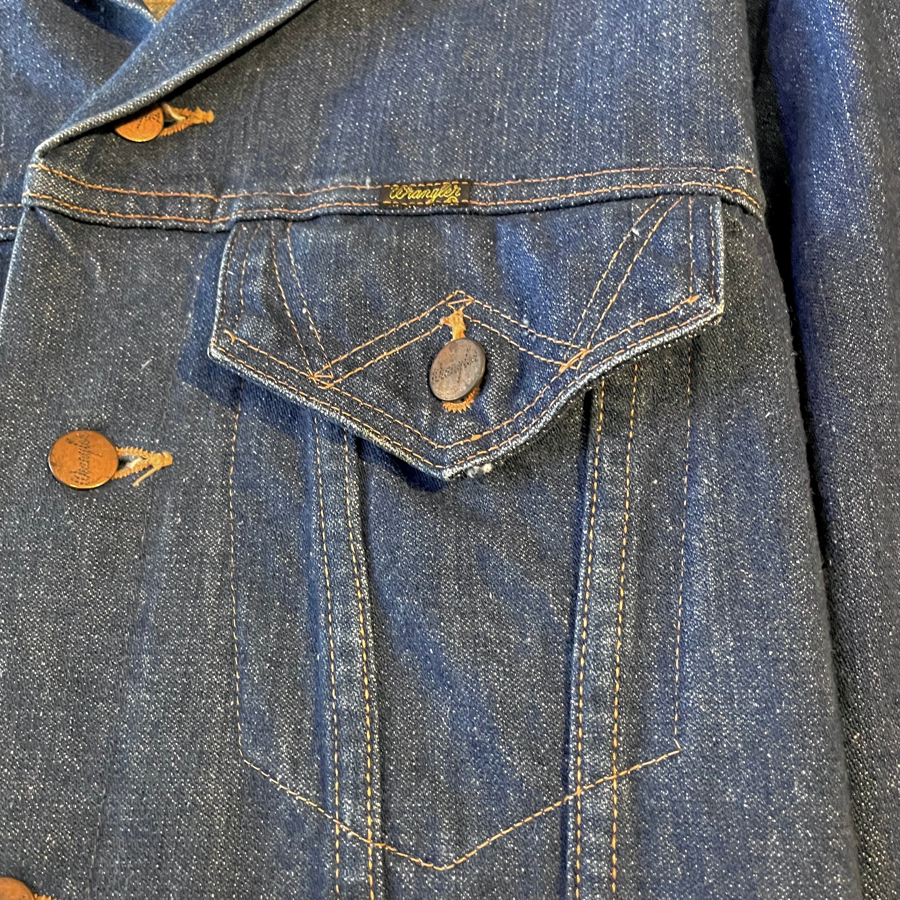 70s Wrangler デニムジャケット USA製 Size 42 ラングラー 4th Ty