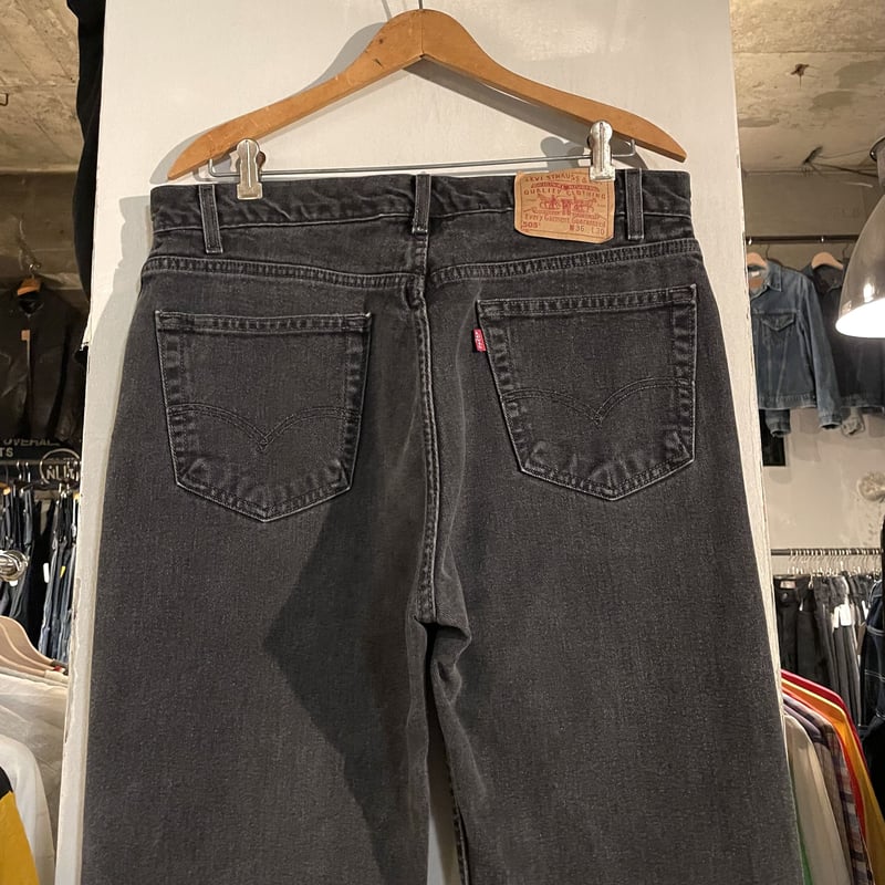 00s Levi's 505 0260 リーバイス ブラックデニムパンツ 34×30 2002