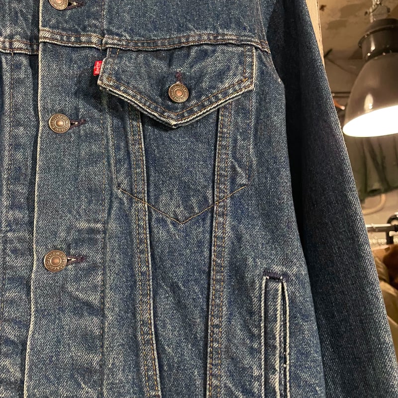 80s Levi's 71506 0216 デニムジャケット USA製 Size 44L 4ポ