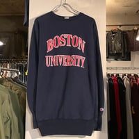 90s　Champion　リバースウィーブ　USA製　Reverse Weave　BOSTON UNIVERSITY　刺繡タグ　チャンピオン　(S3849)