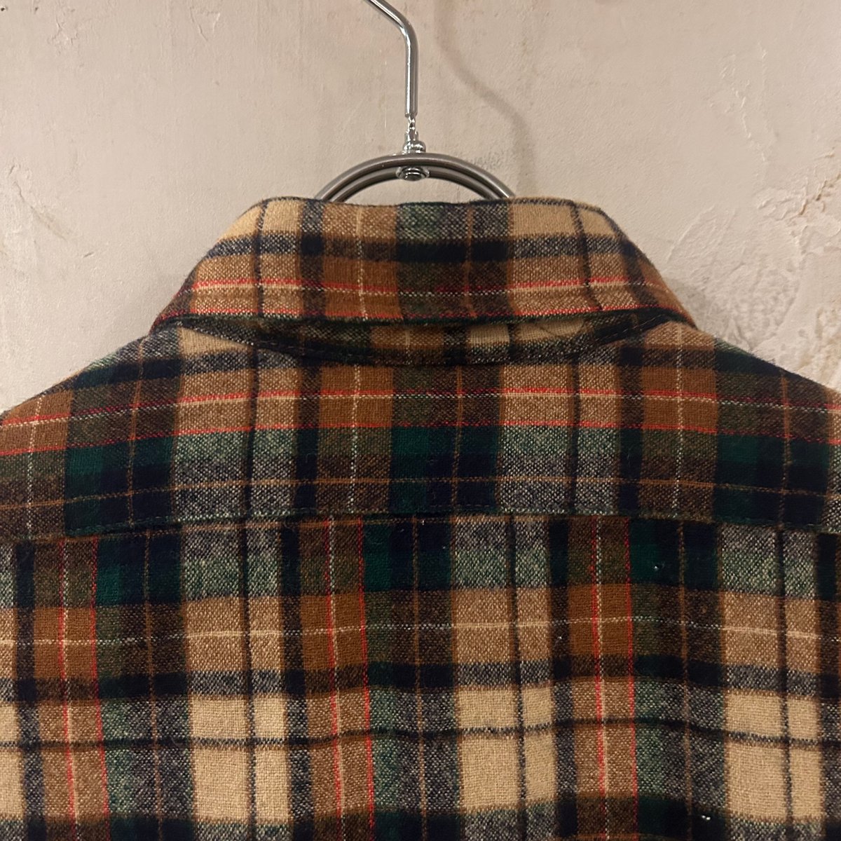 70s PENDLETON ウールチェックシャツ ペンドルトン Size M USA製 70s PENDLETON ウールチェックシャツ ペンドルトン Size M USA製