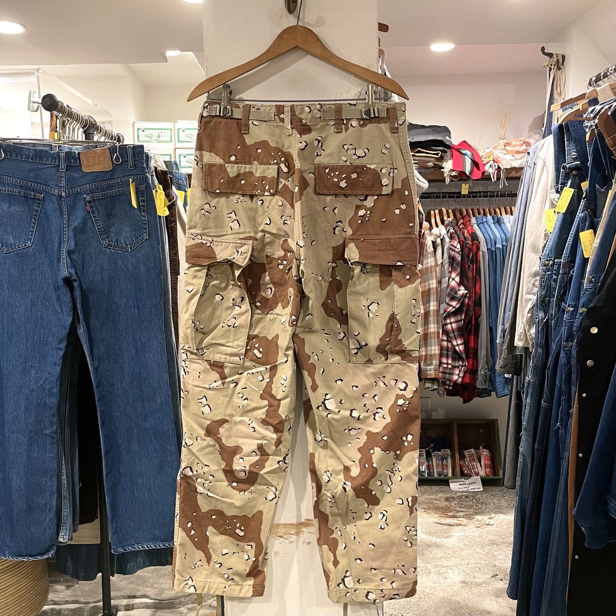 80s US ARMY 6C デザートカモ柄 BDUパンツ チョコチップ 1986年 80s US ARMY 6C デザートカモ柄 BDUパンツ チョコチップ 1986年