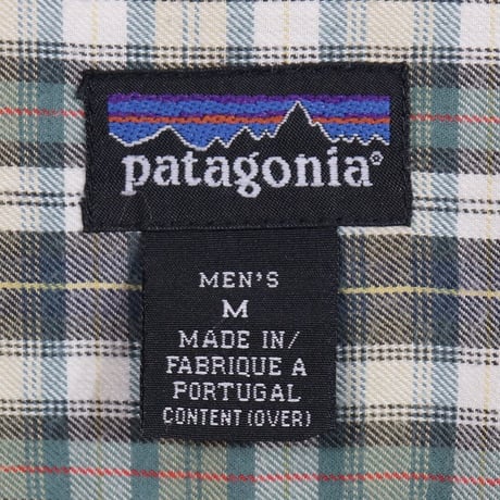 patagonia　チェック柄　ロングスリーブシャツ　両ポケット　パタゴニア　(Y0151)