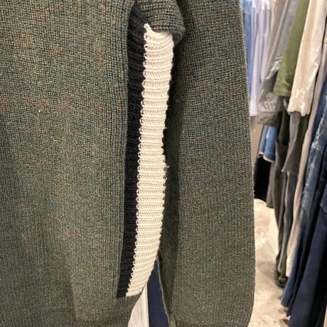 50s〜　PILGRIM　Vintage Wool Sweater　ウールセーター　ポケット付き　USA製　(S1627)