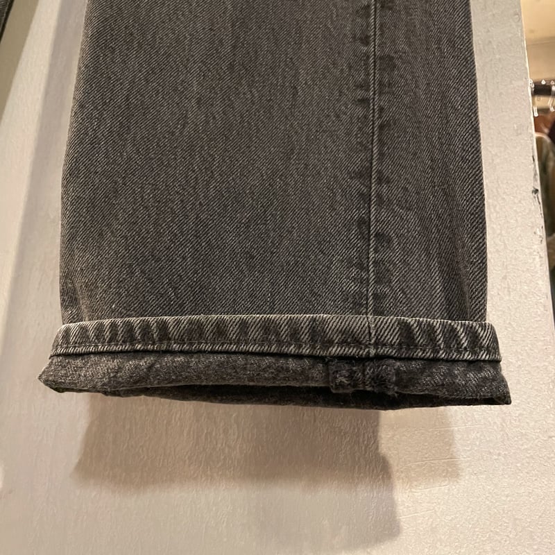 90s Levi's 501 0660 後染め ブラックデニム パンツ 32×33 USA製 90s Levi's 501 0660 後染め ブラックデニム パンツ 32×33 USA製