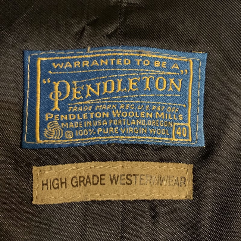 80s PENDLETON ウールベスト USA製 ペンドルトン (S1834) | DUFF