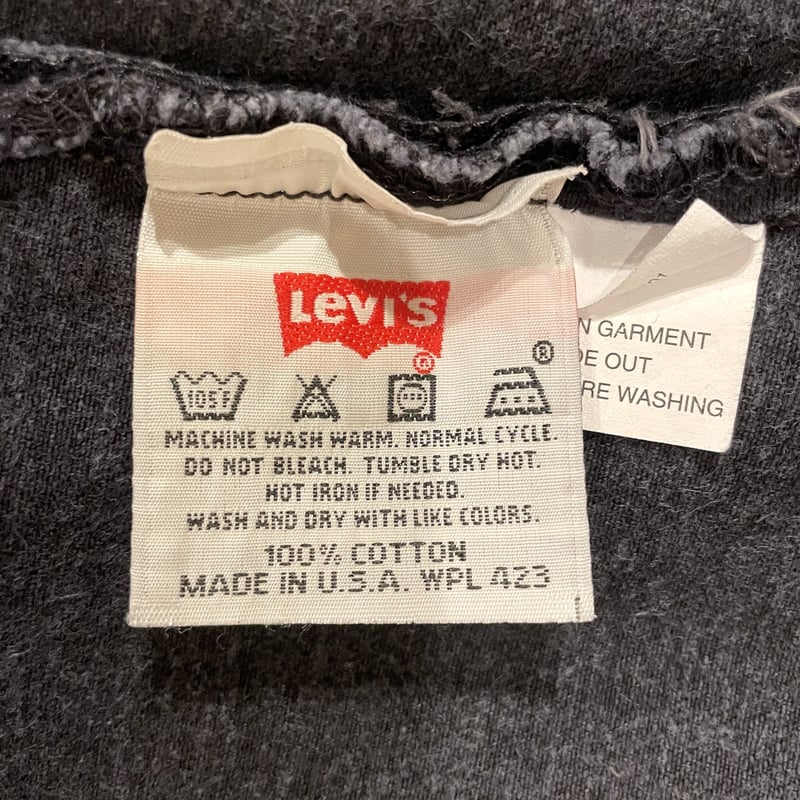 Levi's 501 90年代 リーバイス501 後染めブラックデニムパンツ