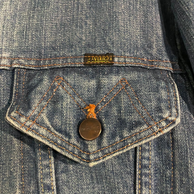 70s MAVERICK デニムジャケット USA製 Size 46 マーベリック 70s MAVERICK デニムジャケット USA製 Size 46 マーベリック