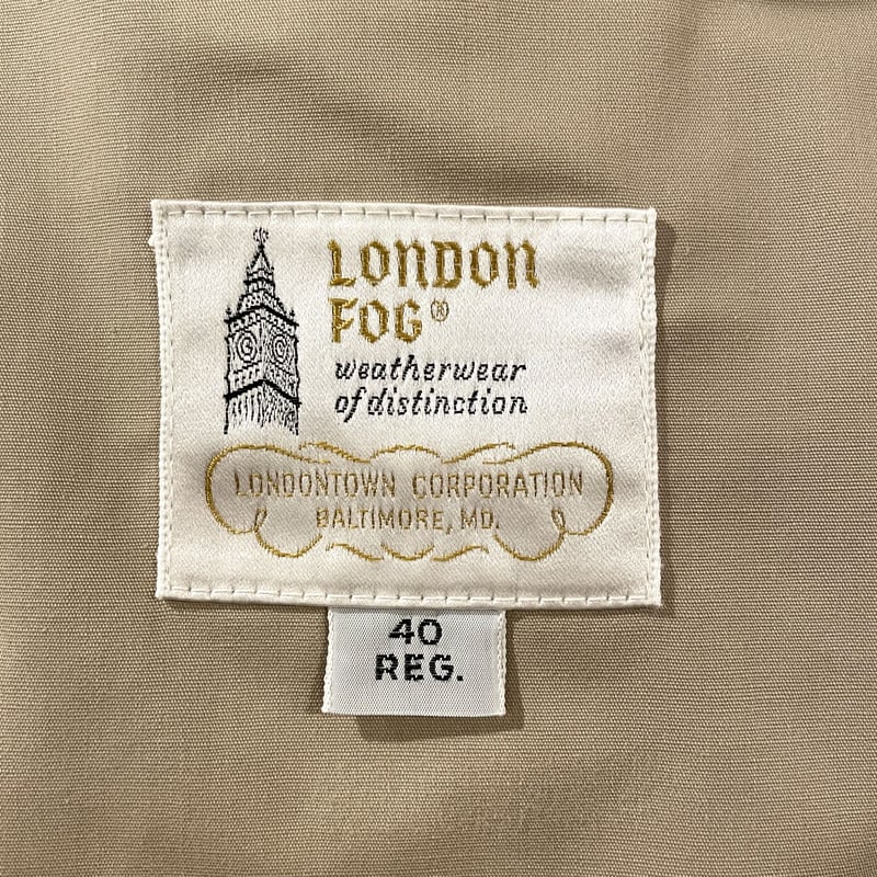 london fog スイングトップ 40 talon zip LONDON FOG ドリズラージャケット スウィングトップ TALONジップ