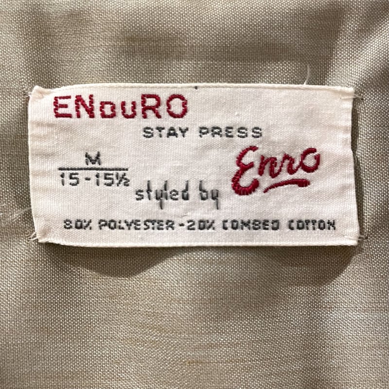 ENDURO by enro オープンカラーシャツ ボックスシルエット 50s