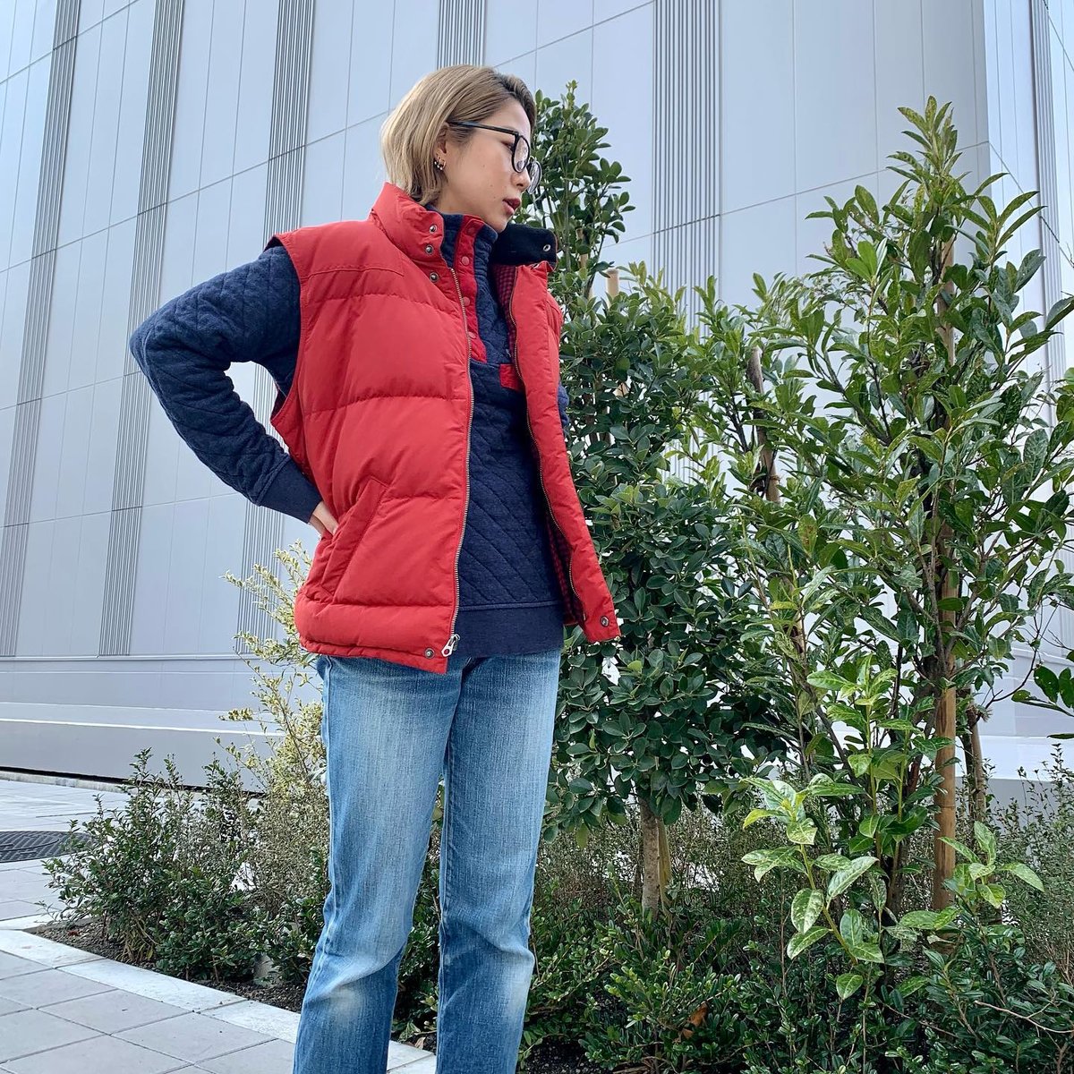 POLO by Ralph Lauren ダウンベスト ラルフローレン チェック柄