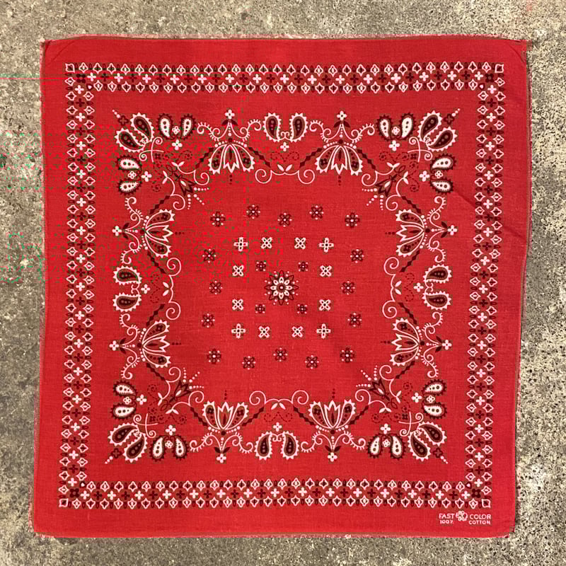 Bandana ヴィンテージバンダナ 象上鼻 60s (S0314) | DUFF