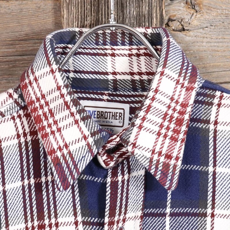 FIVE BROTHER ネルシャツ 80年代 USA製 ファイブブラザー (SY0619)