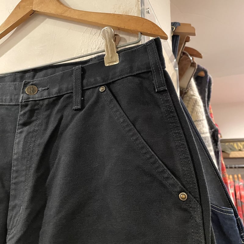 Carhartt ダック地ペインターパンツ ダブルニー ブラック