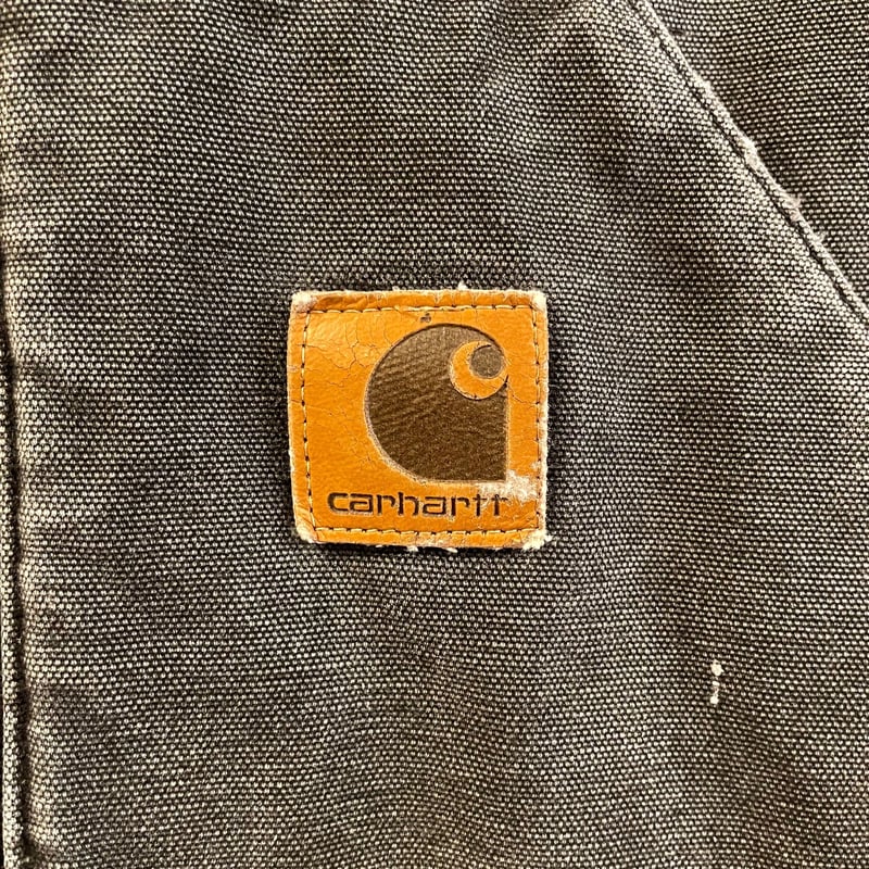 90s Carhartt ダック地ベスト USA製 カーハート ブラック (S1428) |