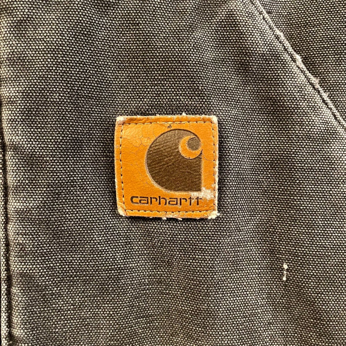 90s Carhartt ダック地ベスト USA製 カーハート ブラック (S1428 90s Carhartt ダック地ベスト USA製 カーハート ブラック (S1428