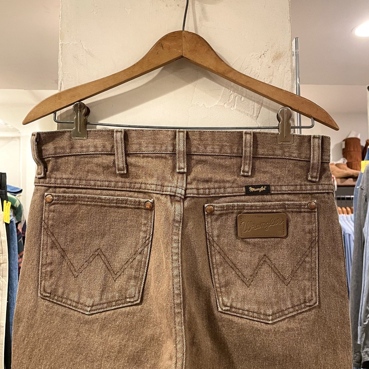 Wrangler カラーデニムパンツ ブラウン 0936BKW ラングラー デニム