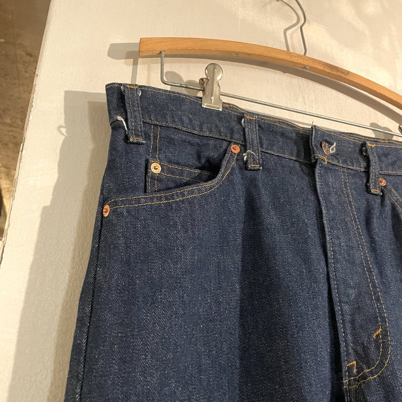80s Levi's 20505 0217 デニムパンツ 34×32 USA製 濃紺 1980