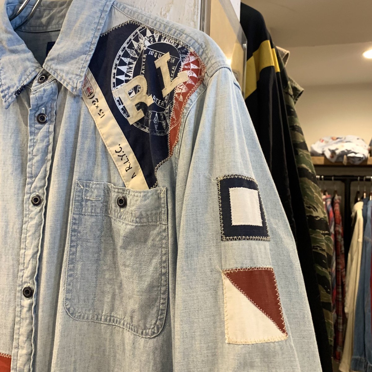 POLO RALPH LAUREN ポロ ラルフローレン シャツ 長袖 ボタン