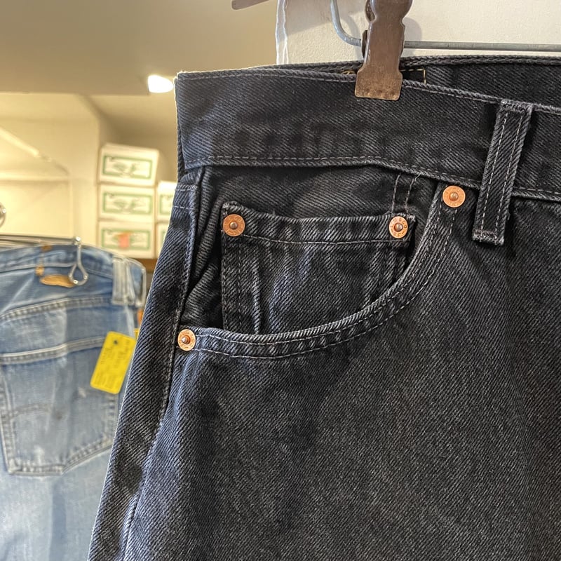 Levi's 501 00s リーバイス501 ブラックデニムパンツ 後染め Levi's 501 00s リーバイス501 ブラックデニムパンツ 後染め