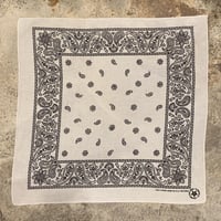 Bandana DEAD STOCK ヴィンテージバンダナ USA製 80s- 黒 (S082