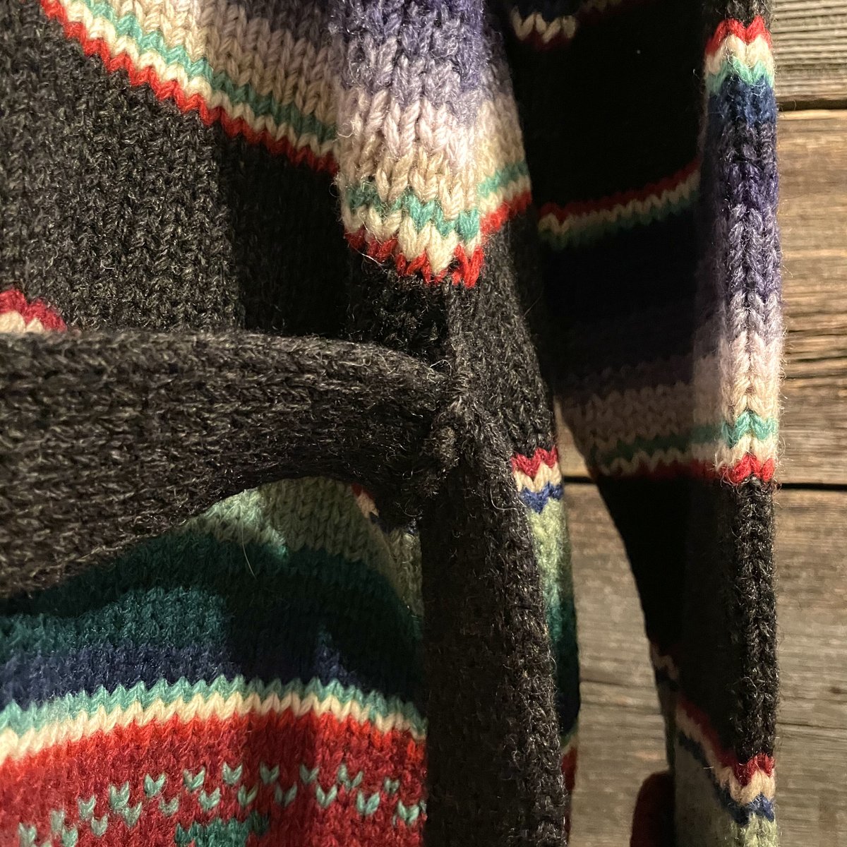 RALPH LAUREN 90s ネイティブ柄 ショールカラー ウールニット RALPH LAUREN 90s ネイティブ柄 ショールカラー ウールニット