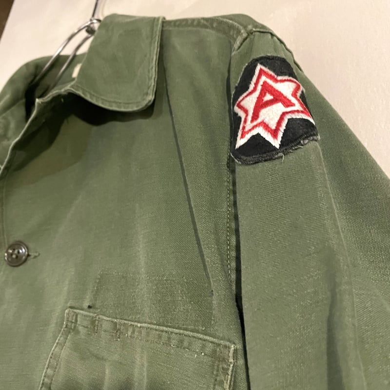 60s US ARMY ユーティリティシャツ 筒袖 2nd Type 1964年