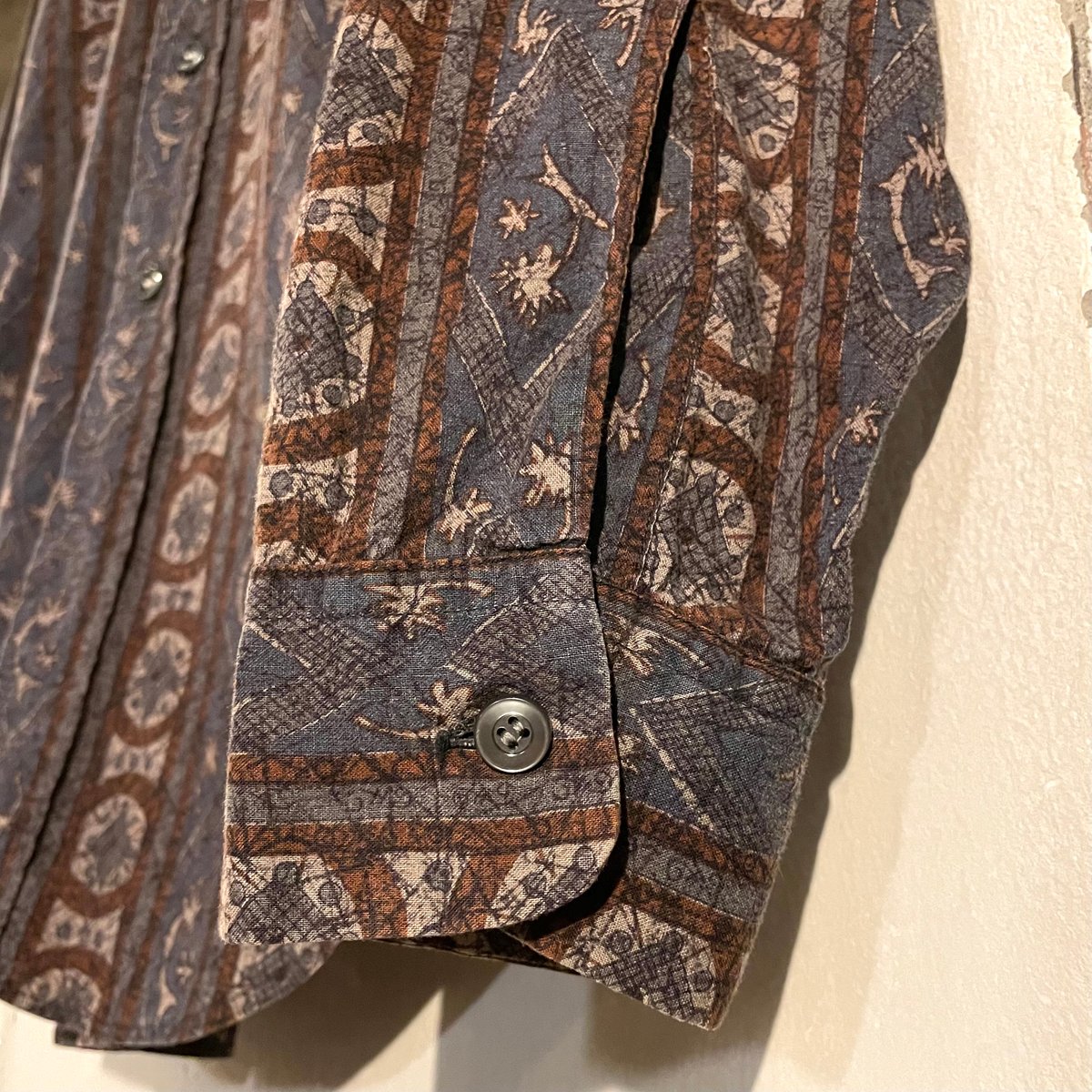 60s PILGRIM L/S ボタンダウンシャツ 3点留BD ヴィンテージシャツ USA