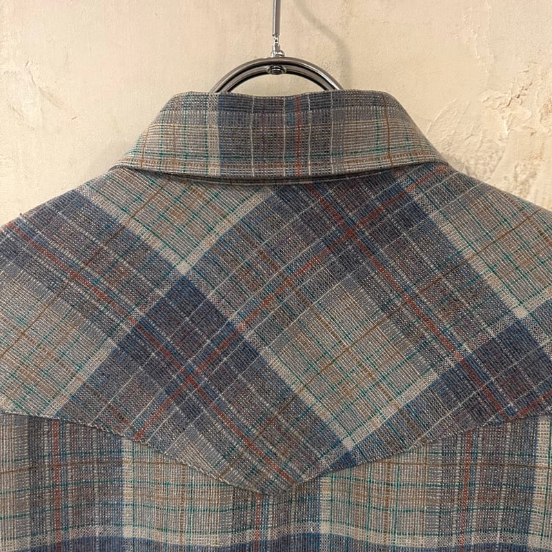 70s PENDLETON ウールチェックシャツ ペンドルトン ウエスタン 70s PENDLETON ウールチェックシャツ ペンドルトン ウエスタン