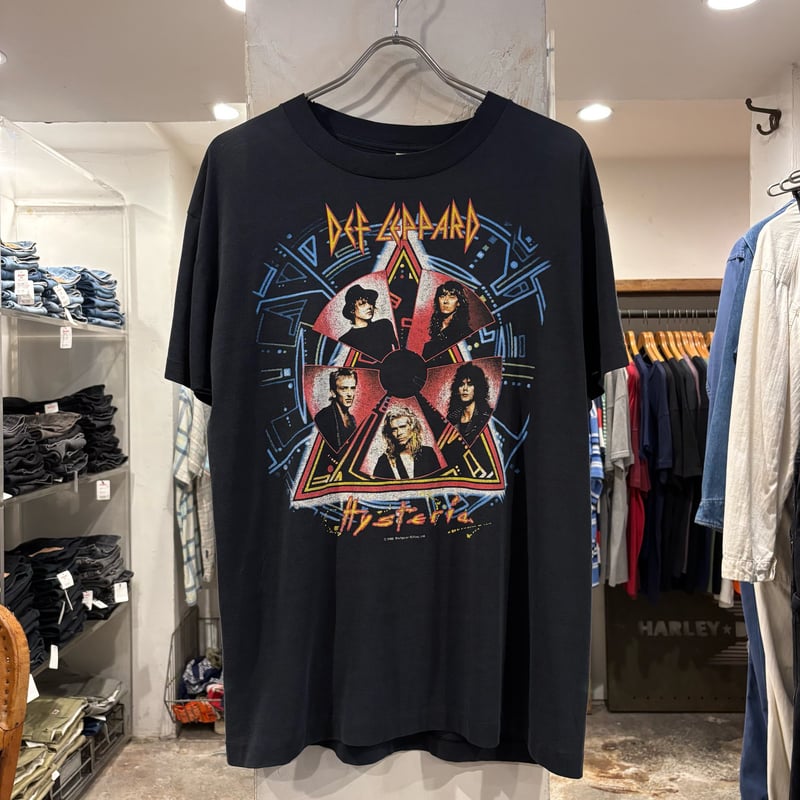 80s SCREEN STARS S/S バンドTシャツ Def Leppard Size X