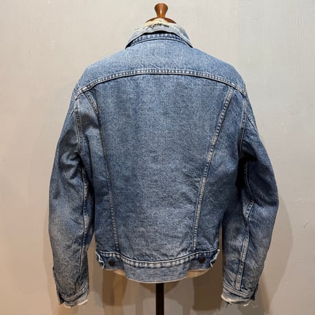 70s　Levi’s 70505 0317　デニムジャケット　ブランケット付　Size 44　USA製　リーバイス　雰囲気系　(S5196)
