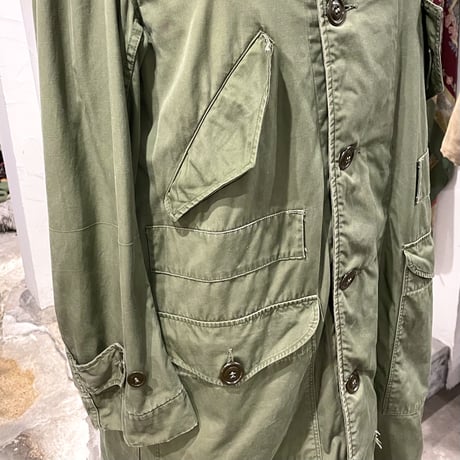 US ARMY　M-47 Field Parka　フィールドパーカー　CONMAR ZIP　40s　モッズコート　（S0921）