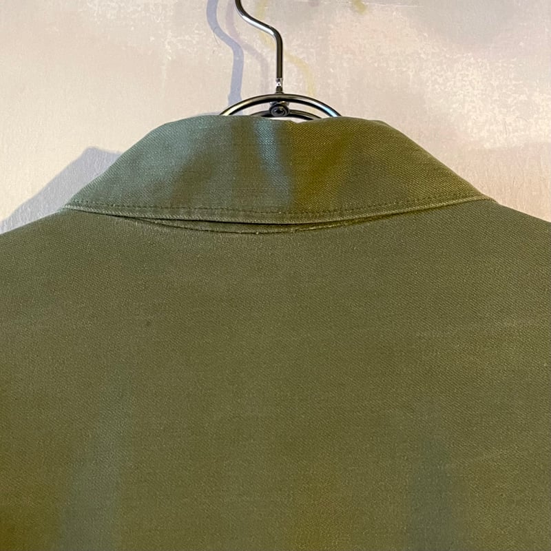 メ*0様 U.S. ARMY ユーティリティシャツ SMALL 50s 初期 50s US MILITARY ユーティリティシャツ 筒袖1st Type 前期 OG 107
